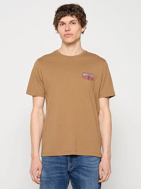 Obrázek produktu Triko s potiskem Wrangler hnědá