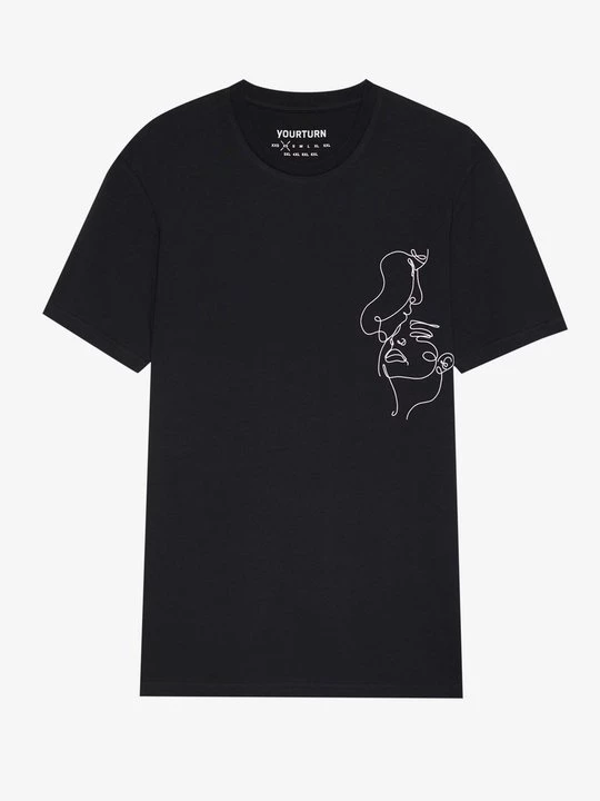 Obrázek produktu Triko s potiskem YOURTURN By Zalando černá
