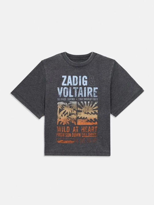 Obrázek produktu Triko s potiskem Zadig&Voltaire černá