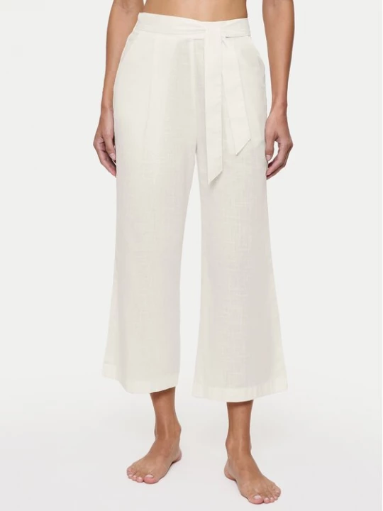 Obrázek produktu Triumph Kalhoty z materiálu Summer 10222571 Krémová Relaxed Fit