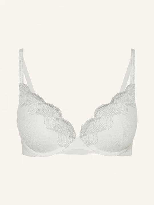 Obrázek produktu Triumph Push-Up Podprsenka Comfort Glam bílá / světle šedá