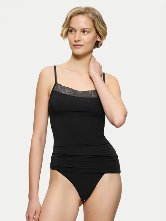 Obrázek produktu Triumph Top Feel Of Modal 10221654 Černá Slim Fit