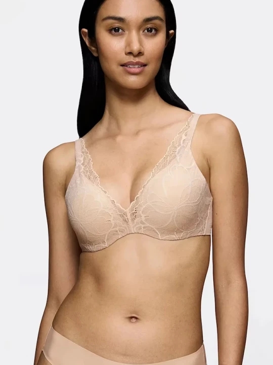 Obrázek produktu Triumph Trojúhelníková podprsenka krajková Body Make-Up Illusion Lace béžová