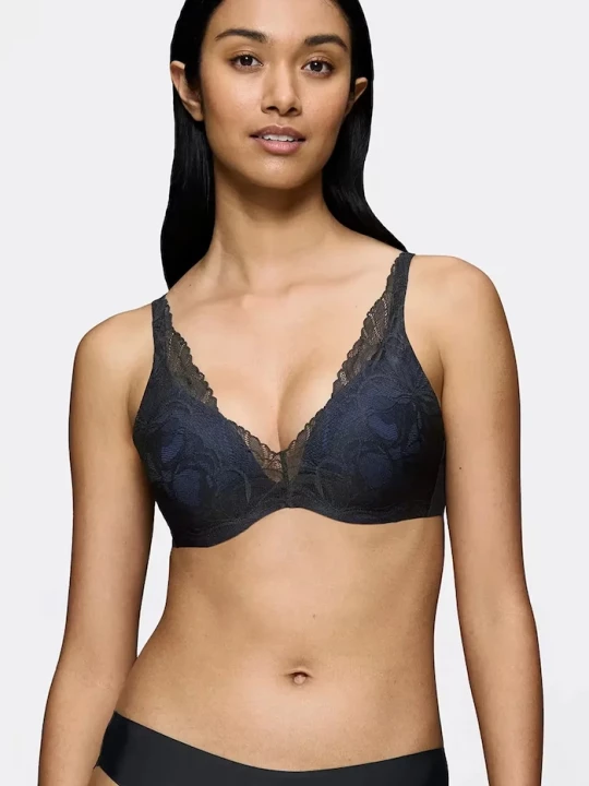 Obrázek produktu Triumph trojúhelníková podprsenka krajková Body Make-Up Illusion Lace černá
