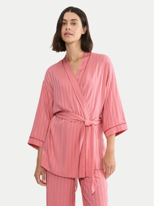 Obrázek produktu Triumph Župan Amourette Jacquard 10227267 Růžová Relaxed Fit