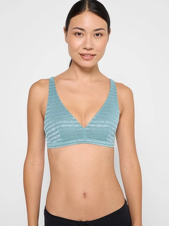 Obrázek produktu Trojúhelníková podprsenka Emporio Armani modrá
