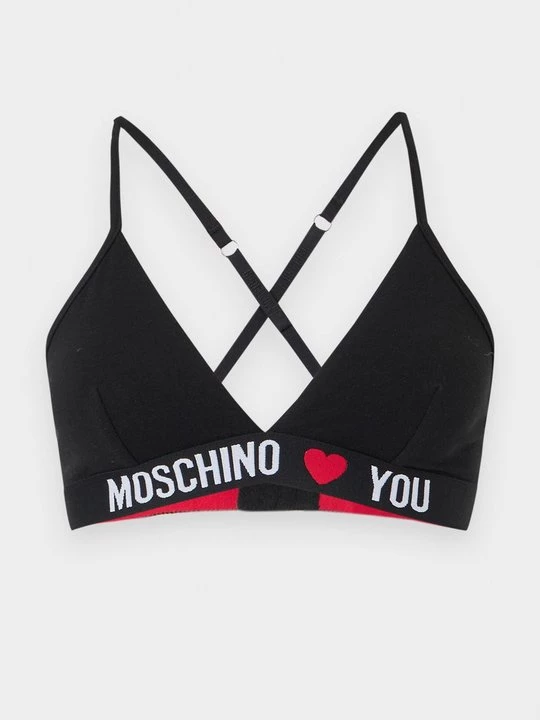 Obrázek produktu Trojúhelníková podprsenka MOSCHINO černá