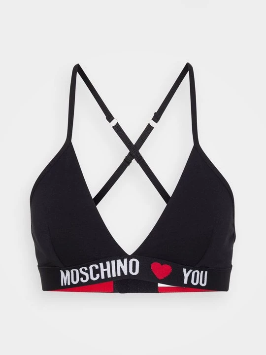 Obrázek produktu Trojúhelníková podprsenka MOSCHINO černá