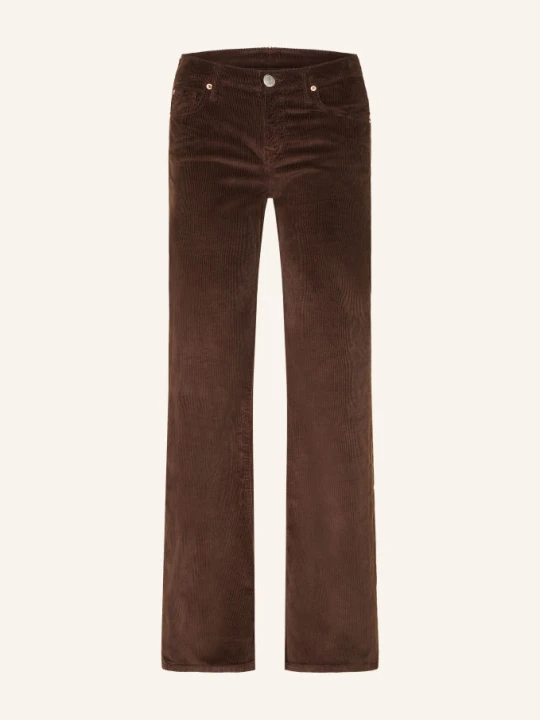 Obrázek produktu True Religion Bootcut Kalhoty Sophie Bootcut S Rozšířenými Nohavicemi Z Manšestru brown