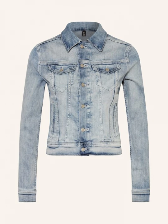 Obrázek produktu True Religion Cropped Džínová Bunda tmavě modrá