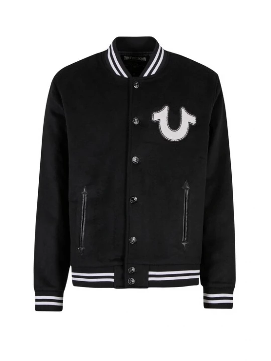 Obrázek produktu True Religion Přechodná bunda černá / bílá