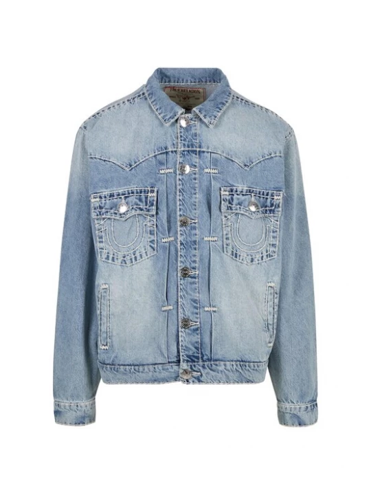 Obrázek produktu True Religion Přechodná bunda 'Super T' modrá džínovina