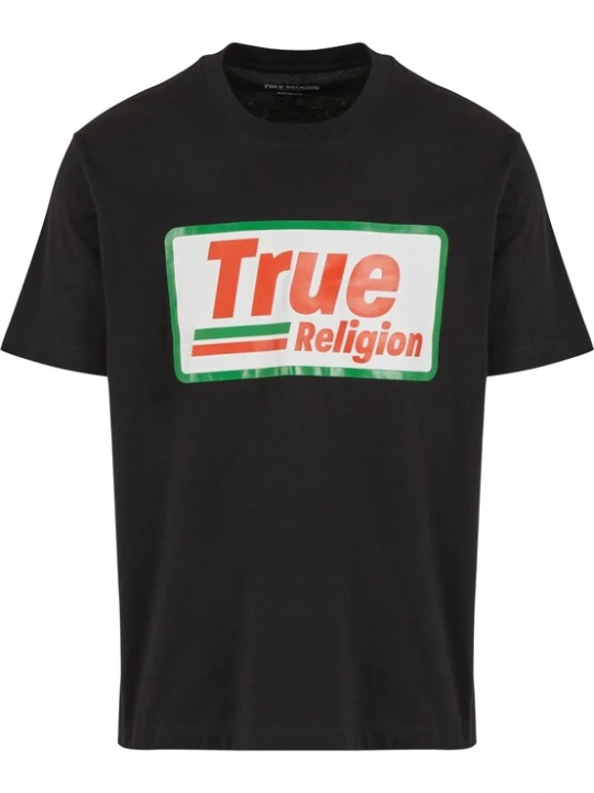 Obrázek produktu True Religion Tričko 'High Density' zelená / oranžová / černá / bílá