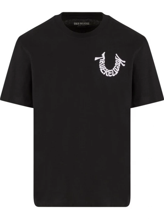 Obrázek produktu True Religion Tričko 'Warped' černá / bílá