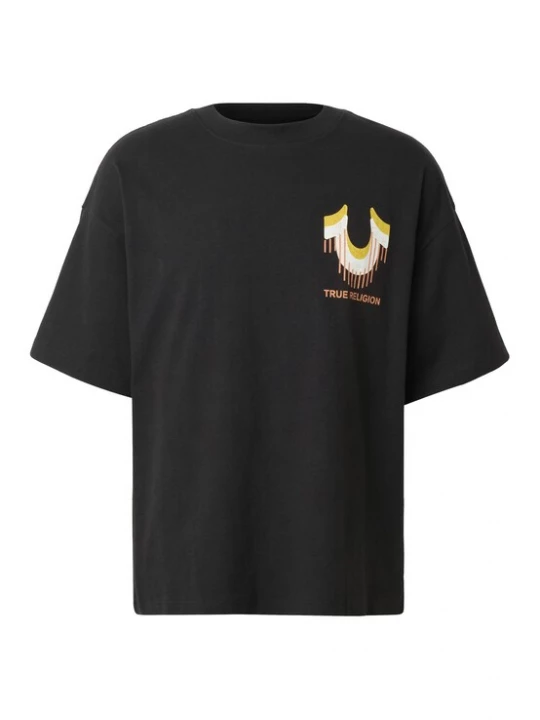 Obrázek produktu True Religion Tričko žlutá / oranžová / černá / bílá