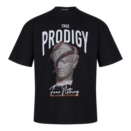 Obrázek produktu trueprodigy Tričko 'Jamie'  šedá / červená / černá