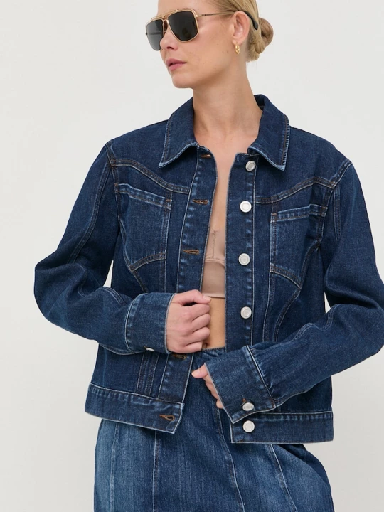 Obrázek produktu Trussardi Džínová bunda Trussardi námořnická modř