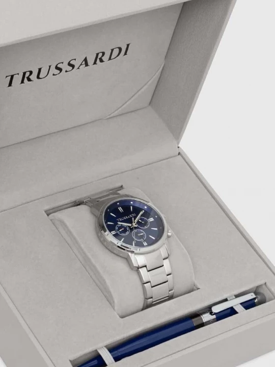 Obrázek produktu Trussardi Hodinky a propiska Trussardi stříbrná