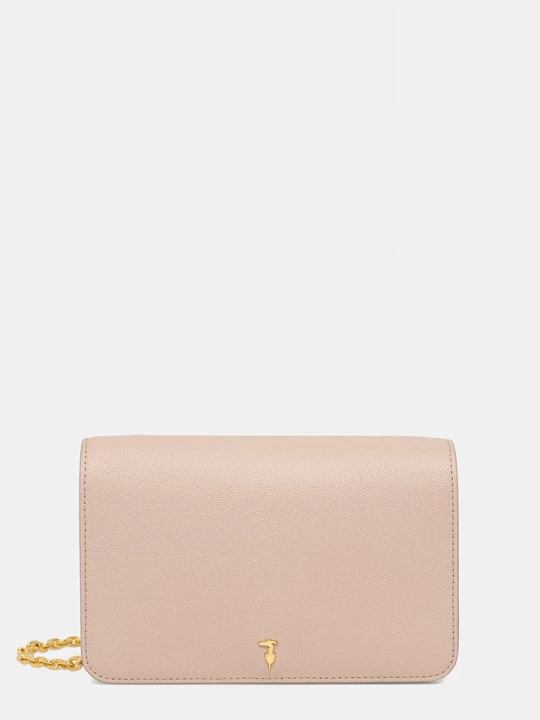 Obrázek produktu Trussardi Kožená kabelka Trussardi béžová