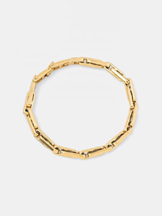 Obrázek produktu Trussardi náramek dámský z nerezové oceli T-STEEL zlatá