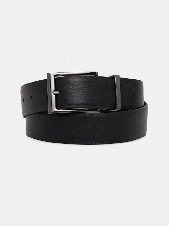 Obrázek produktu Trussardi pásek pánský kožený černá
