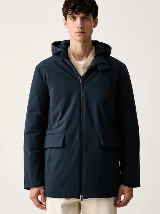 Obrázek produktu Trussardi péřová bunda pánská námořnická modř