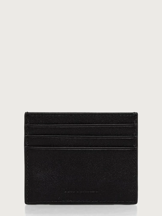 Obrázek produktu Trussardi pouzdro na karty pánské kožené černá