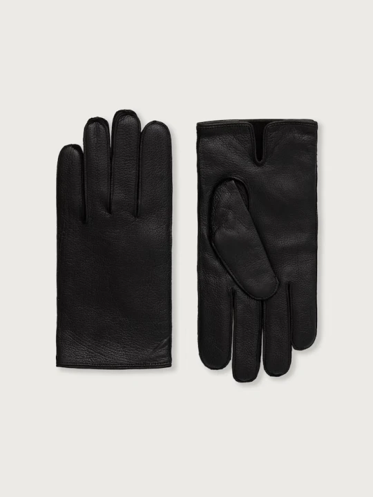Obrázek produktu Trussardi rukavice pánské kožené černá