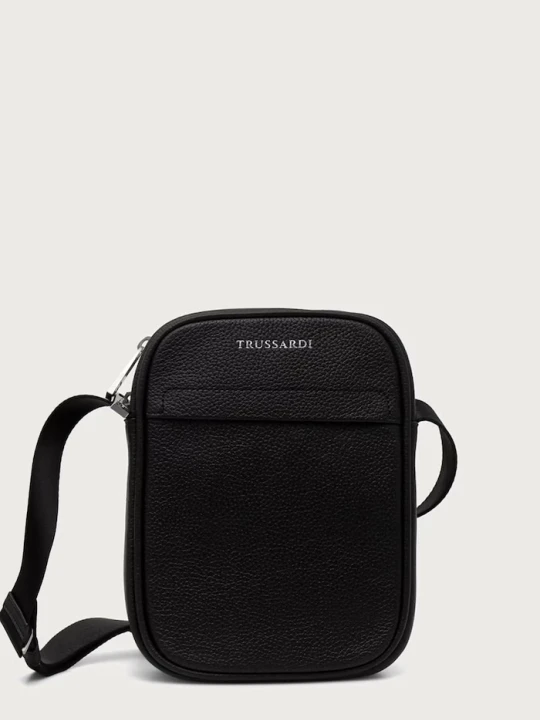 Obrázek produktu Trussardi taška přes rameno pánská z imitace kůže černá