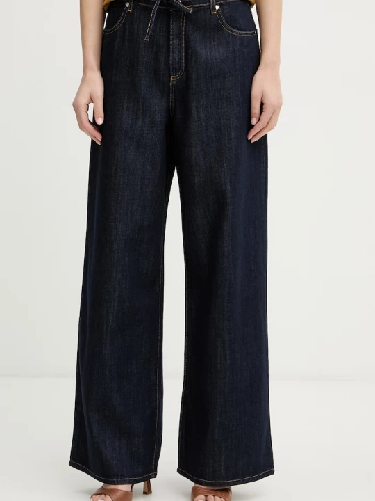 Obrázek produktu Trussardi wide leg džíny dámské námořnická modř