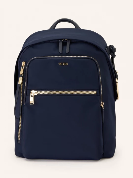 Obrázek produktu Tumi Batoh Voyageur Halsey S Přihrádkou Na Notebook tmavě modrá / zlatá