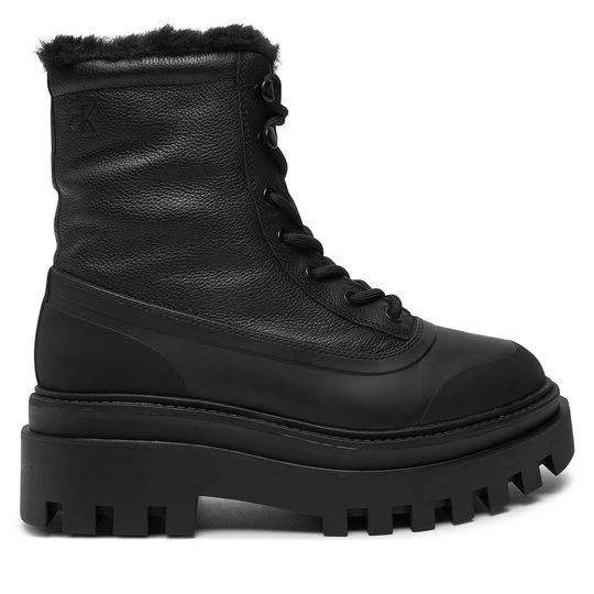 Obrázek produktu Turistická obuv Calvin Klein Jeans Flatform Lace Up Boot Padded YW0YW01557 Černá