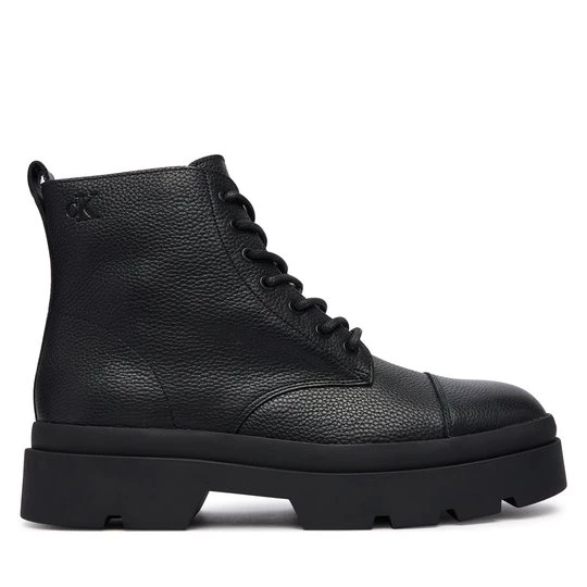 Obrázek produktu Turistická obuv Calvin Klein Lugged Mid Lace Up Tc Tu Lth HM0HM02267 Černá