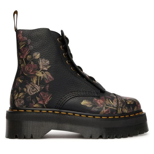Obrázek produktu Turistická obuv Dr. Martens Sinclair Decayed Roses Tumbled Nappa DM32050001 Černá