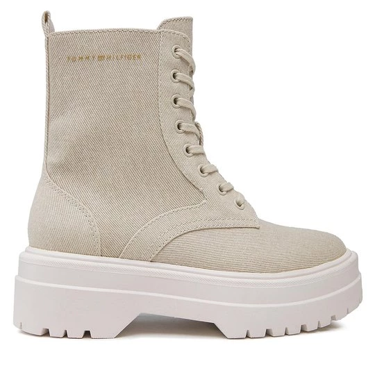 Obrázek produktu Turistická obuv Tommy Hilfiger Feminine Essential Canvas FW0FW07357 Béžová