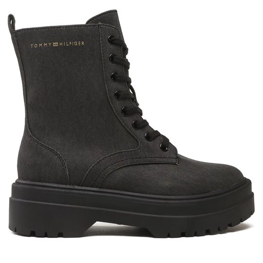Obrázek produktu Turistická obuv Tommy Hilfiger Feminine Essential Canvas FW0FW07357 Černá