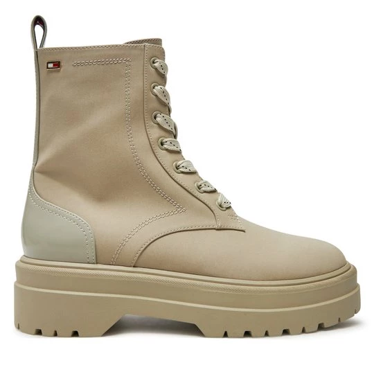 Obrázek produktu Turistická obuv Tommy Hilfiger Flag Ventile Lace Up Boot FW0FW08287 Béžová