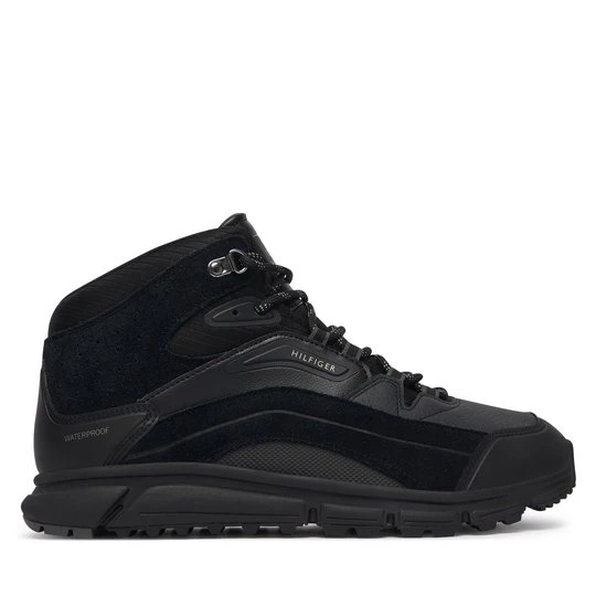 Obrázek produktu Turistická obuv Tommy Hilfiger Hilfiger Wp Mix Chukka Runner FM0FM06022 Černá