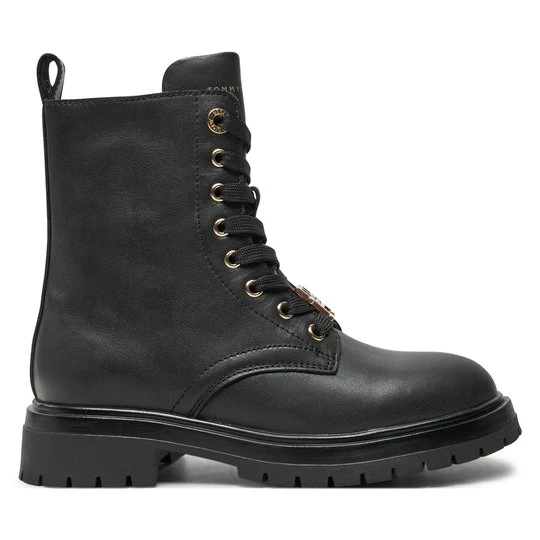 Obrázek produktu Turistická obuv Tommy Hilfiger Lace Up Bootie T3A5-33568-0092 M Černá