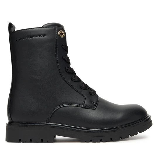 Obrázek produktu Turistická obuv Tommy Hilfiger Lace-Up Bootie T3A5-34012-1355 D Černá