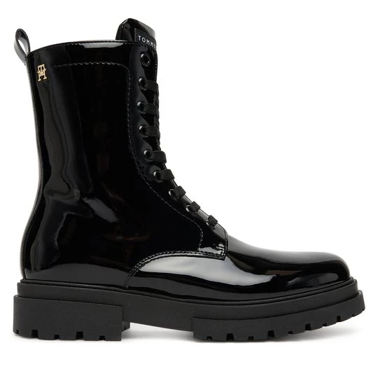 Obrázek produktu Turistická obuv Tommy Hilfiger Lace-Up Bootie T4A5-34025-0775 D Černá