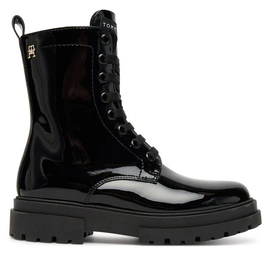 Obrázek produktu Turistická obuv Tommy Hilfiger Lace-Up Bootie T4A5-34025-0775 S Černá