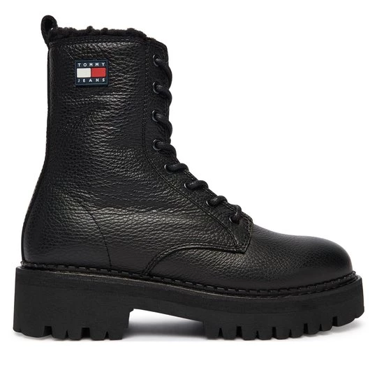 Obrázek produktu Turistická obuv Tommy Jeans Tjw Urban Laceup Boot Wl EN0EN02906 Černá