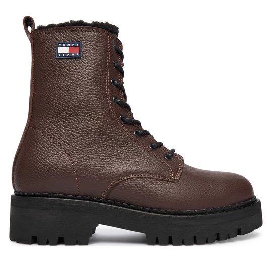 Obrázek produktu Turistická obuv Tommy Jeans Tjw Urban Laceup Boot Wl EN0EN02906 Hnědá