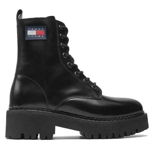 Obrázek produktu Turistická obuv Tommy Jeans Urban Tommy Jeans Lace Up Boot EN0EN01995 Černá