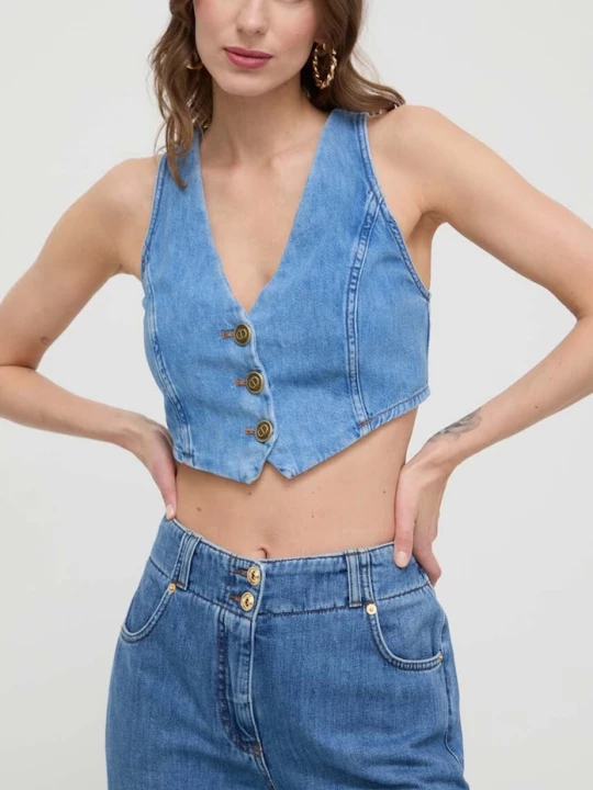 Obrázek produktu Twinset Džínová vesta Twinset modrá