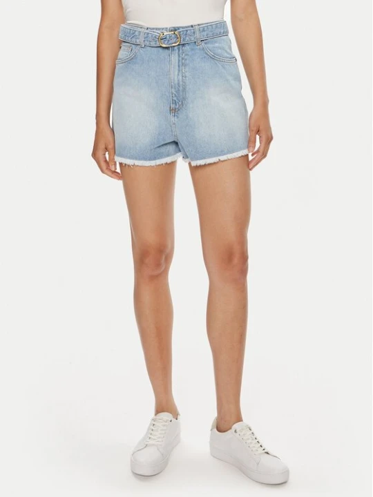 Obrázek produktu TWINSET Džínové šortky 241TT2392 Modrá Straight Fit