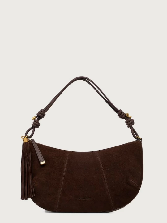 Obrázek produktu Twinset hobo kabelka dámská semišová hnědá