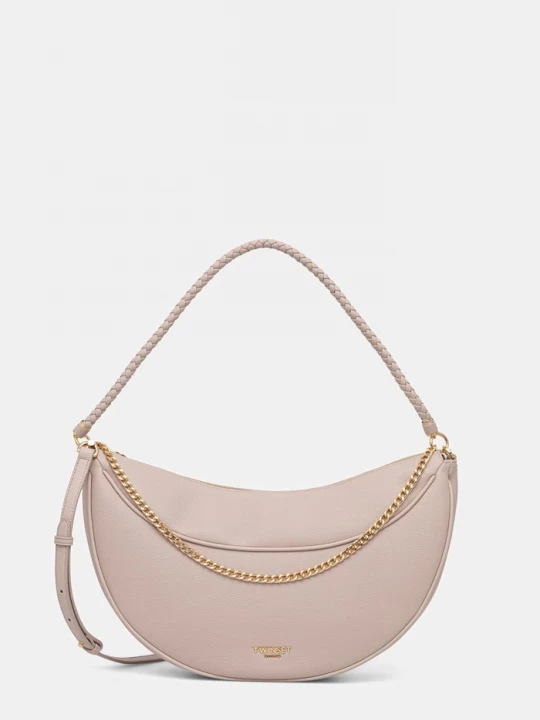 Obrázek produktu Twinset hobo kabelka dámská z imitace kůže béžová