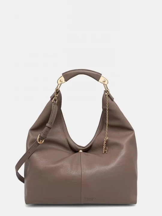 Obrázek produktu Twinset hobo kabelka dámská z imitace kůže hnědá